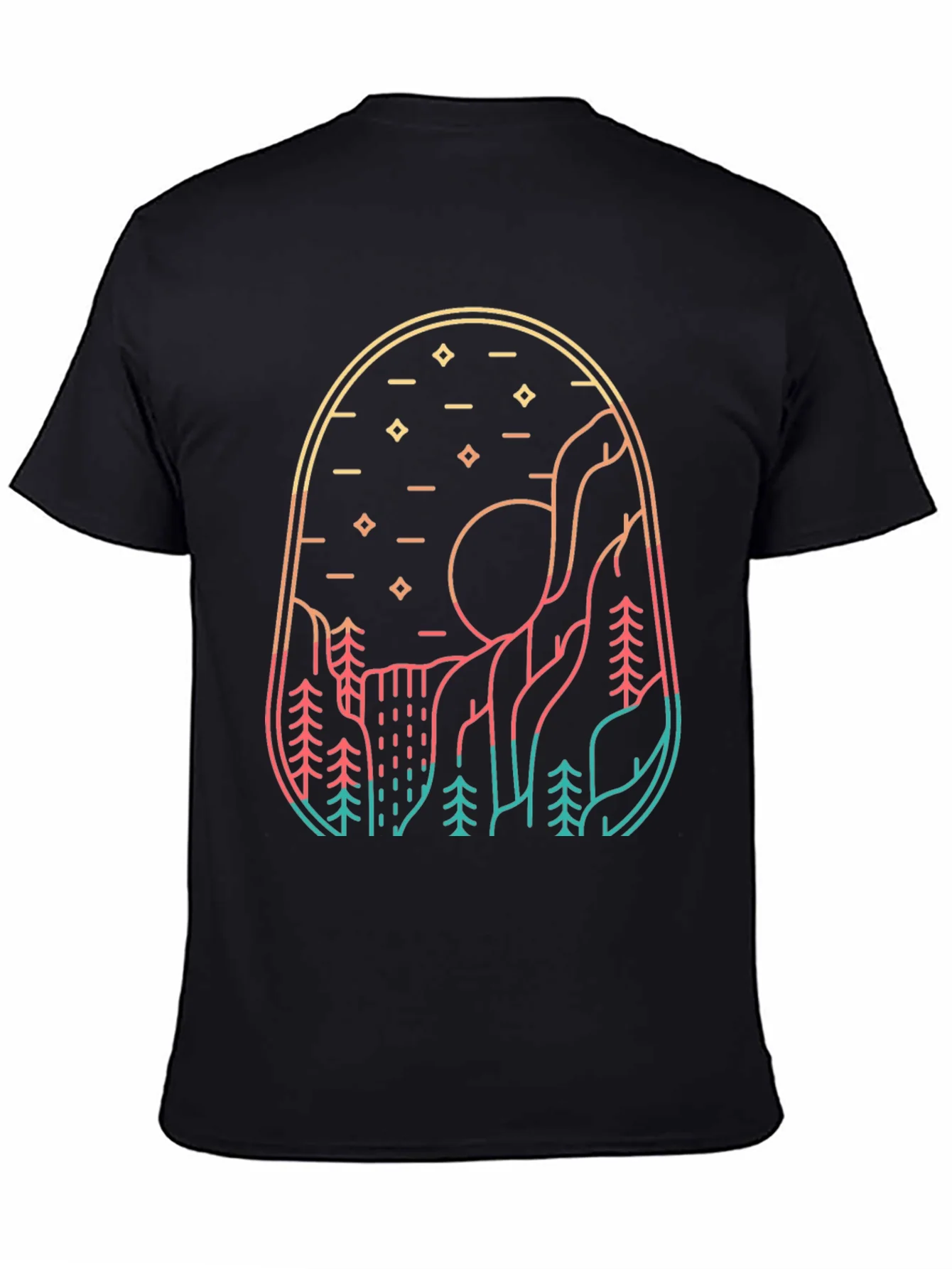 Mountainscape Graphic Tee - Nature Inspired Design