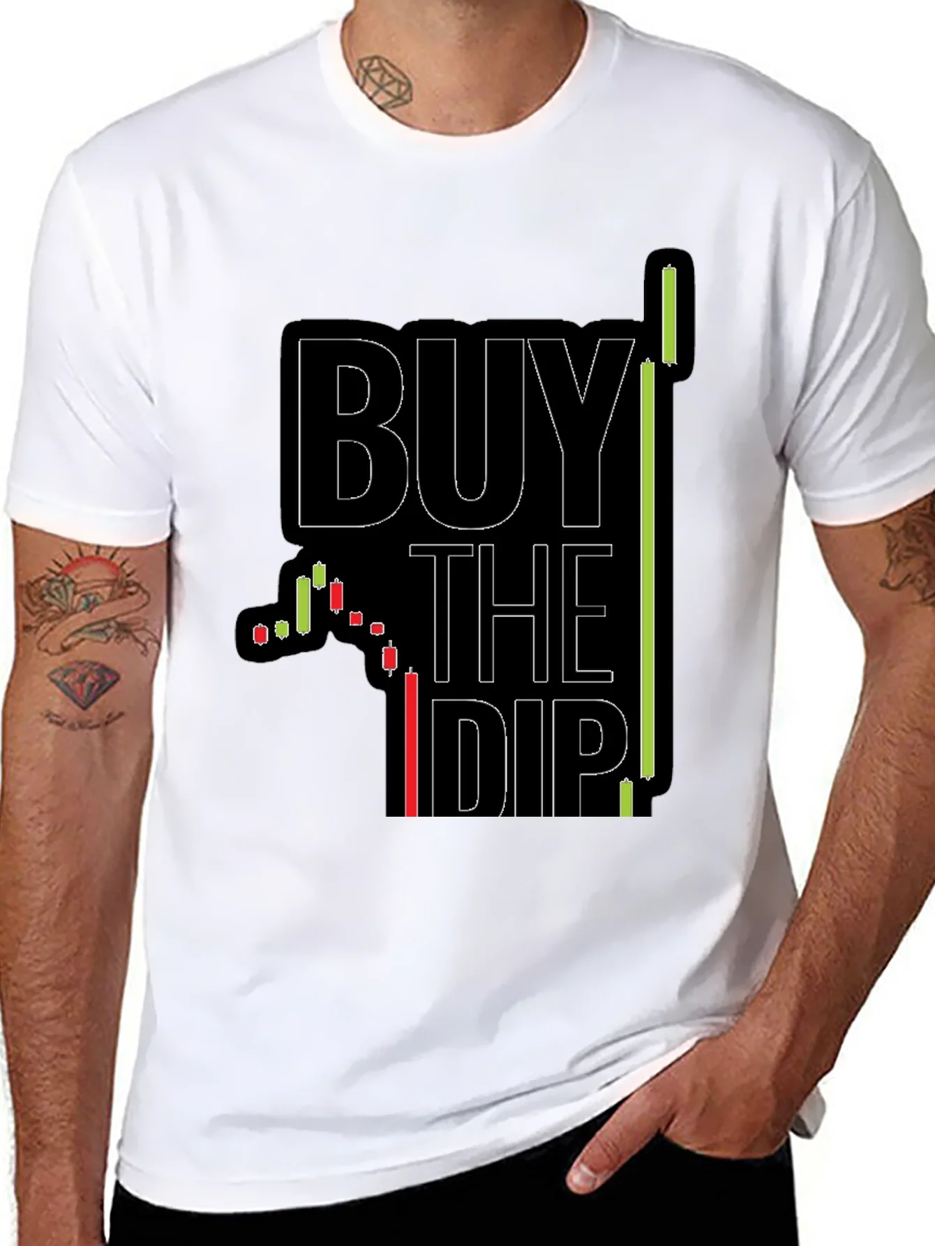 Buy The Dip Stock Market T-Shirt