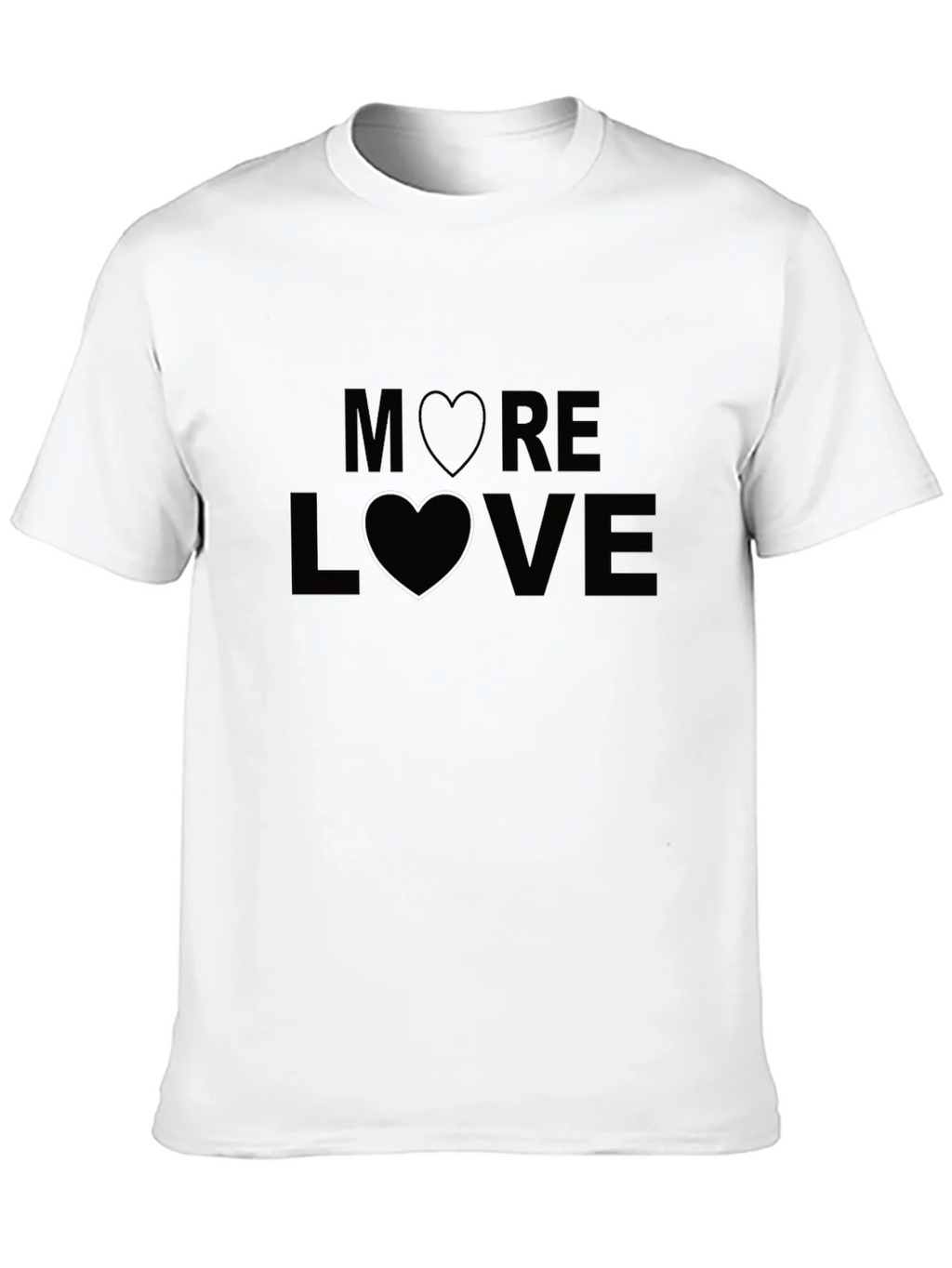 More Love Graphic Tee - Black Unisex T-Shirt