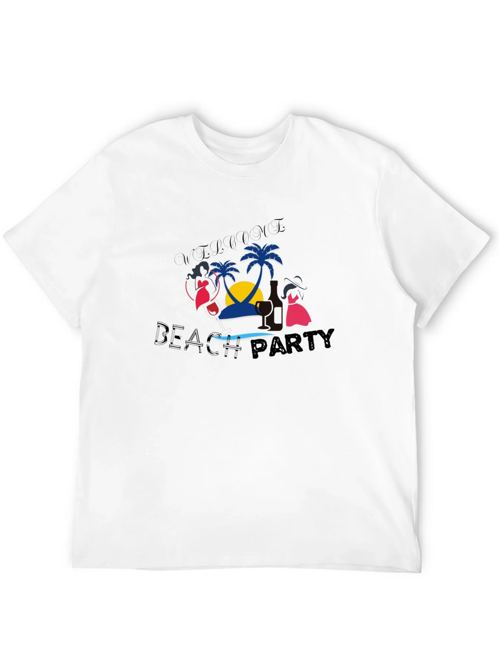 Welcome Beach Party Graphic Tee
