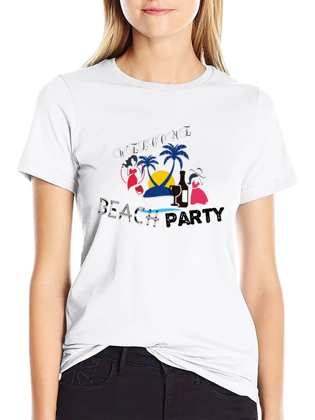 Welcome Beach Party Graphic Tee