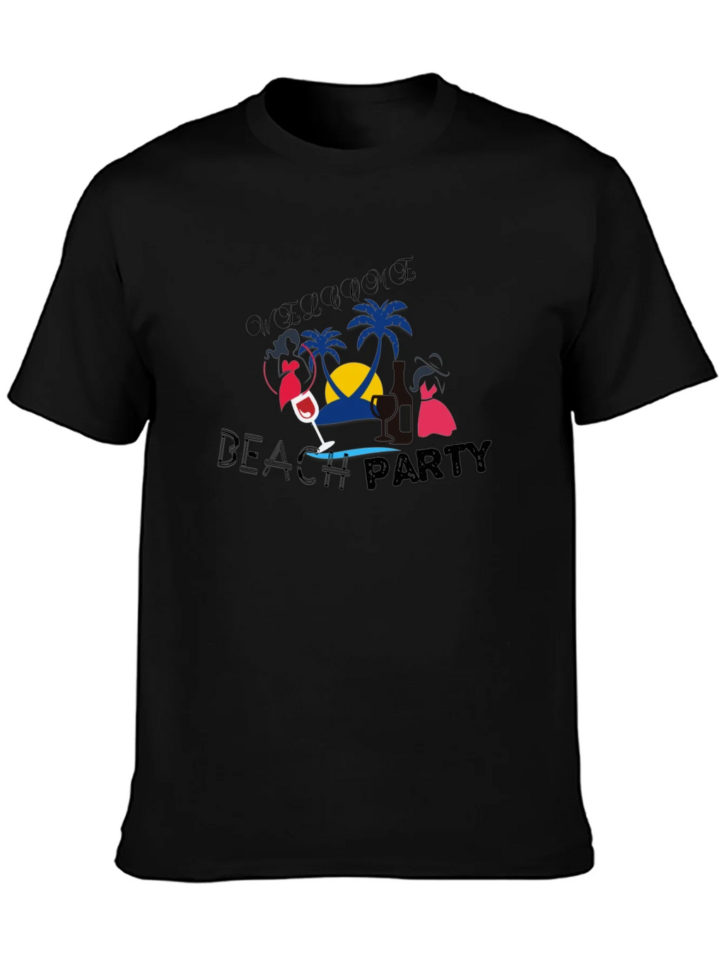 Welcome Beach Party Graphic Tee