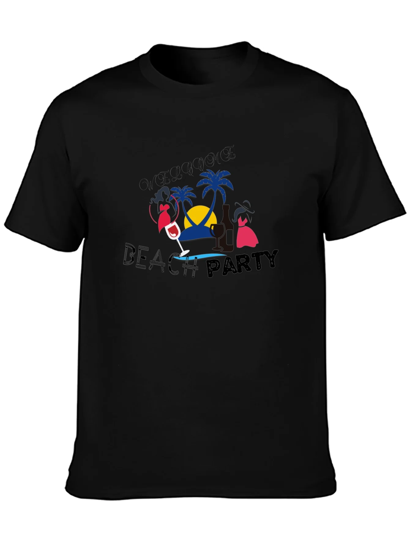Welcome Beach Party Graphic Tee
