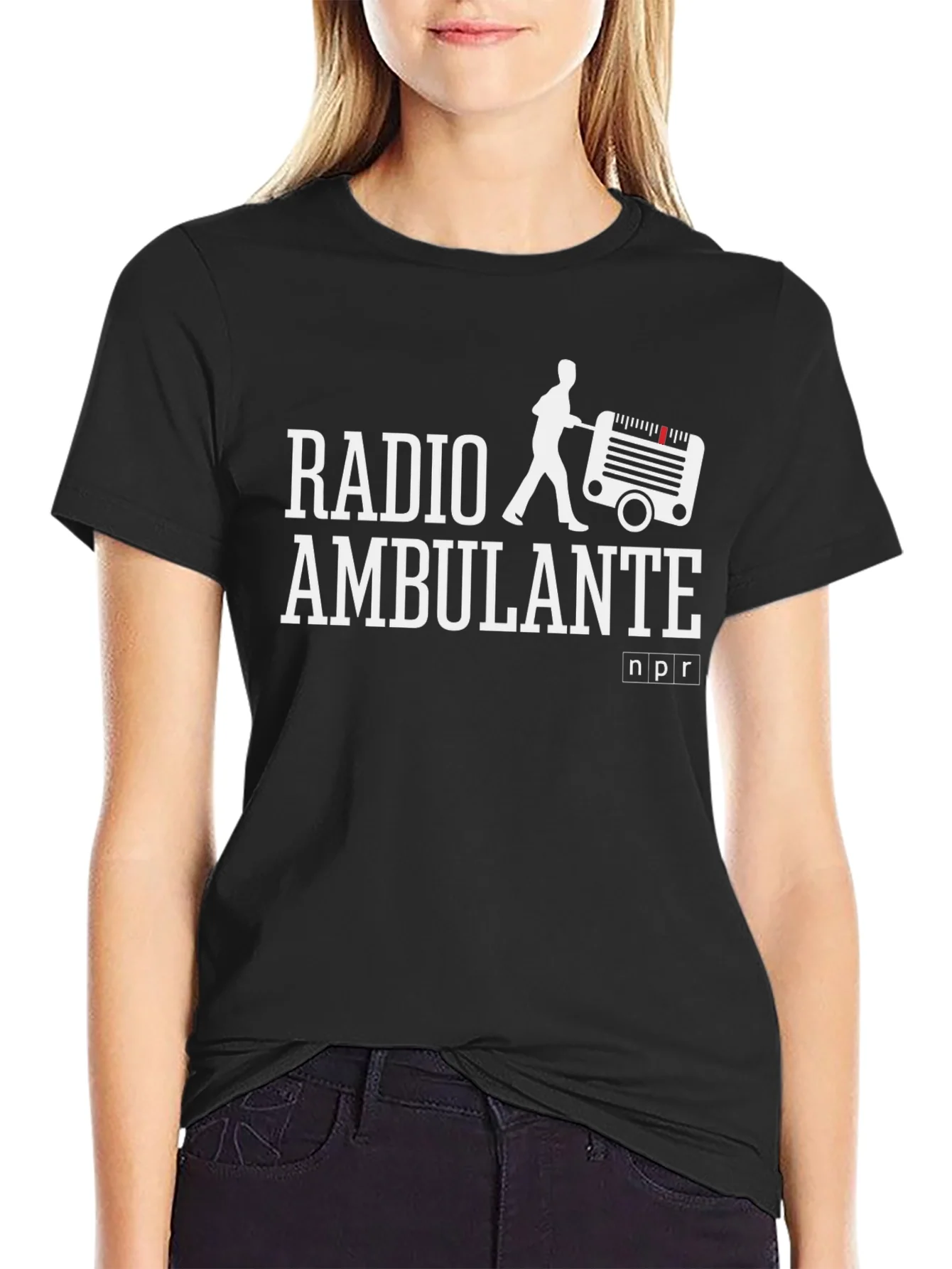 Radio Ambulante T-Shirt NPR Black Short Sleeve