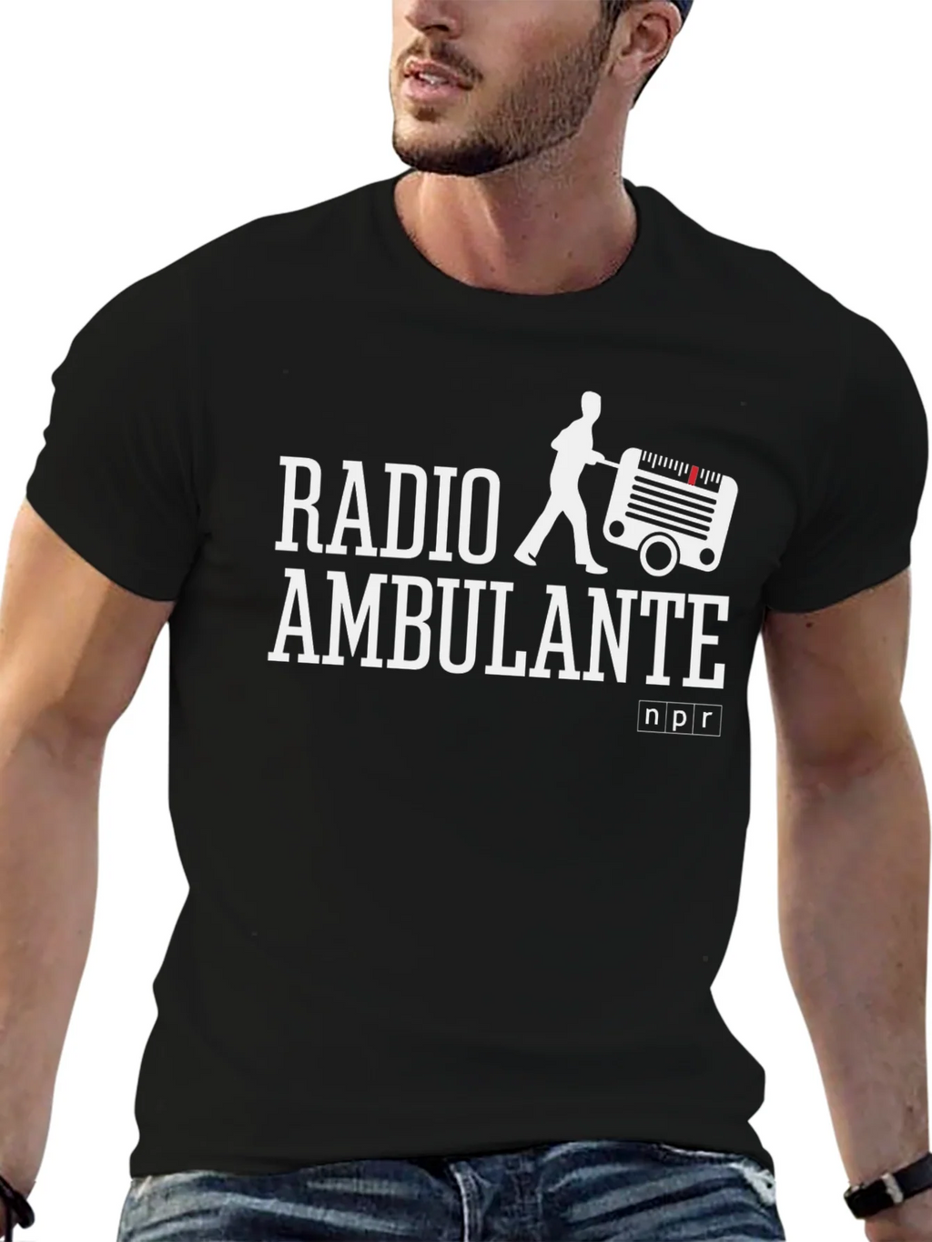 Radio Ambulante T-Shirt NPR Black Short Sleeve