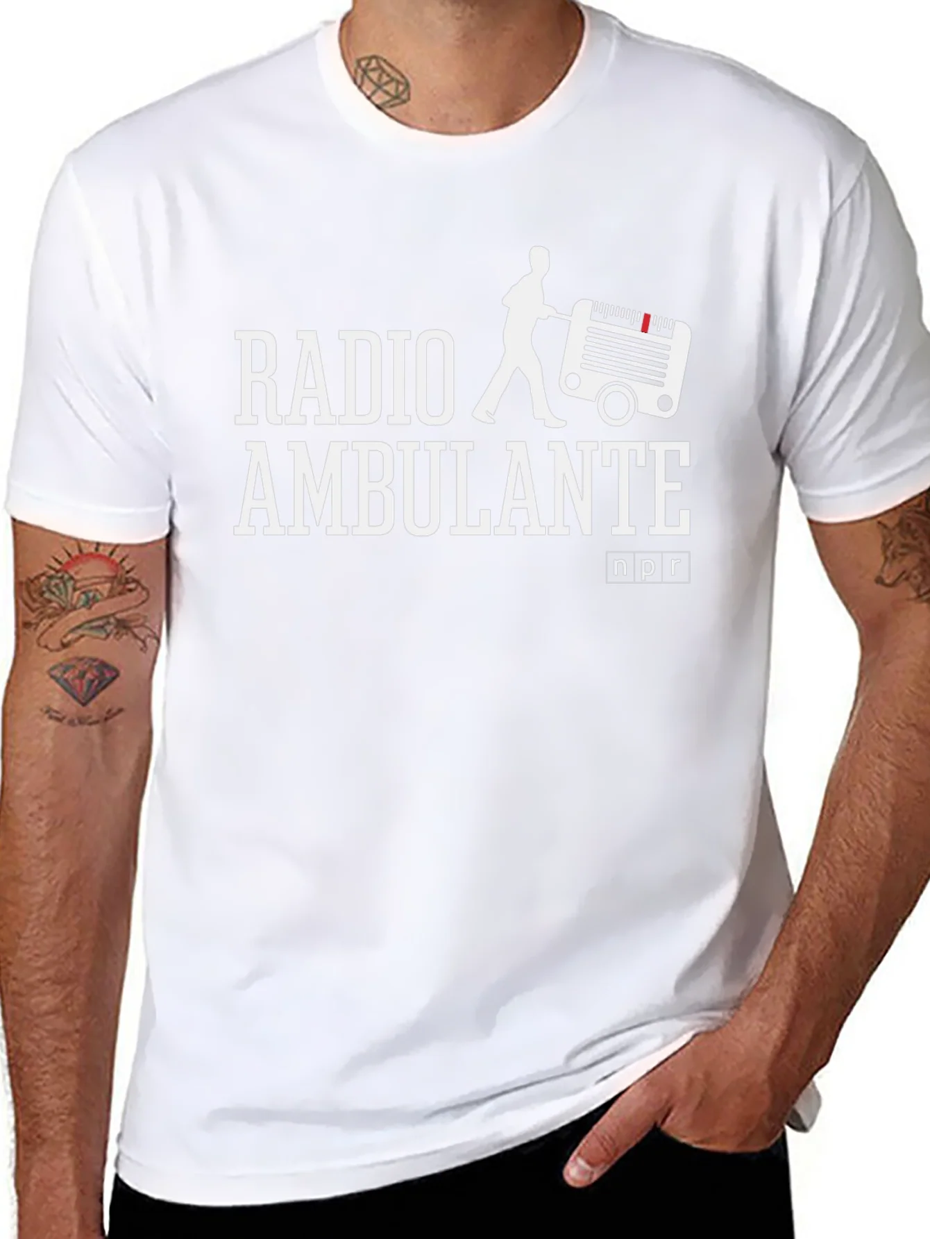 Radio Ambulante T-Shirt NPR Black Short Sleeve