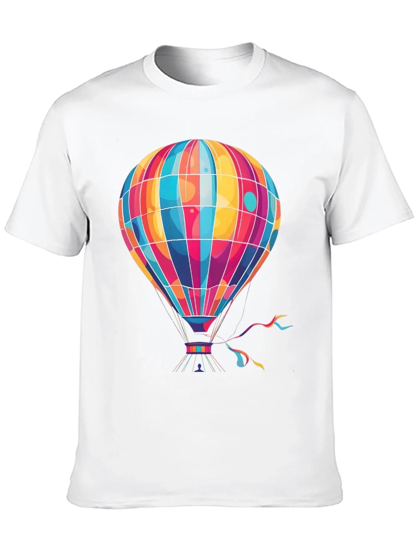 Vibrant Hot Air Balloon Graphic Tee - Stylish & Unique!