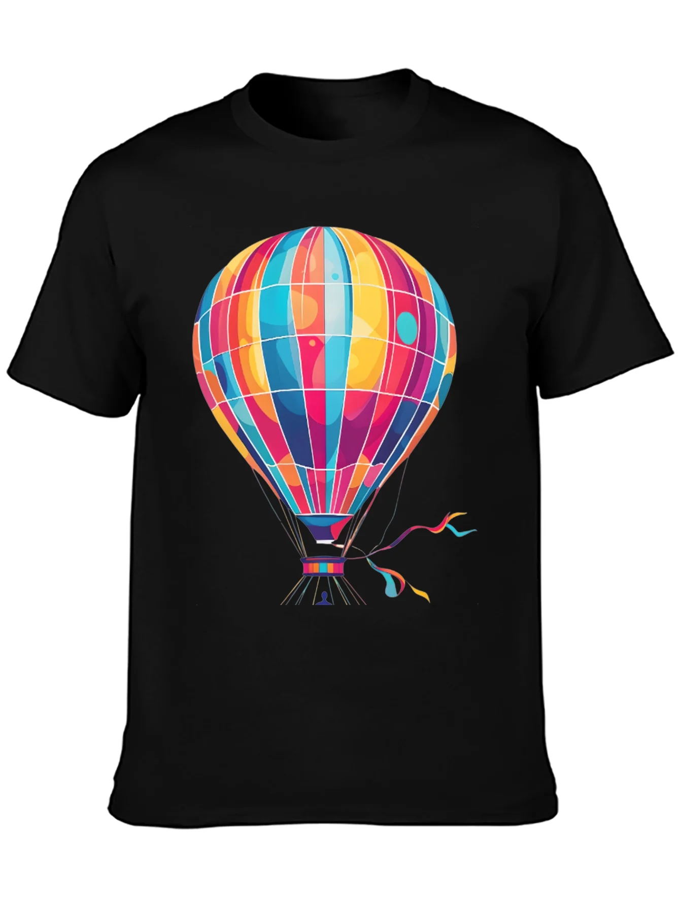 Vibrant Hot Air Balloon Graphic Tee - Stylish & Unique!
