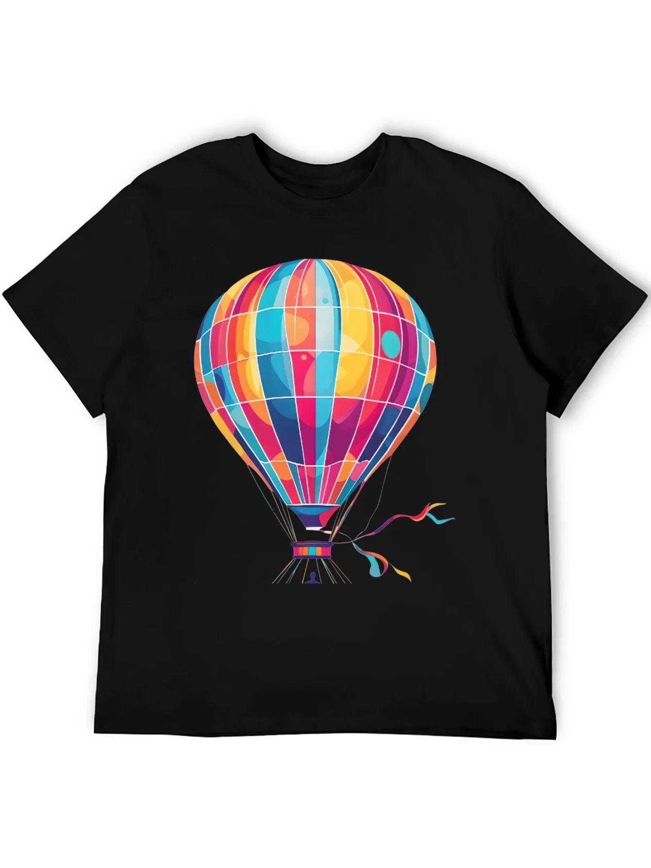 Vibrant Hot Air Balloon Graphic Tee - Stylish & Unique!