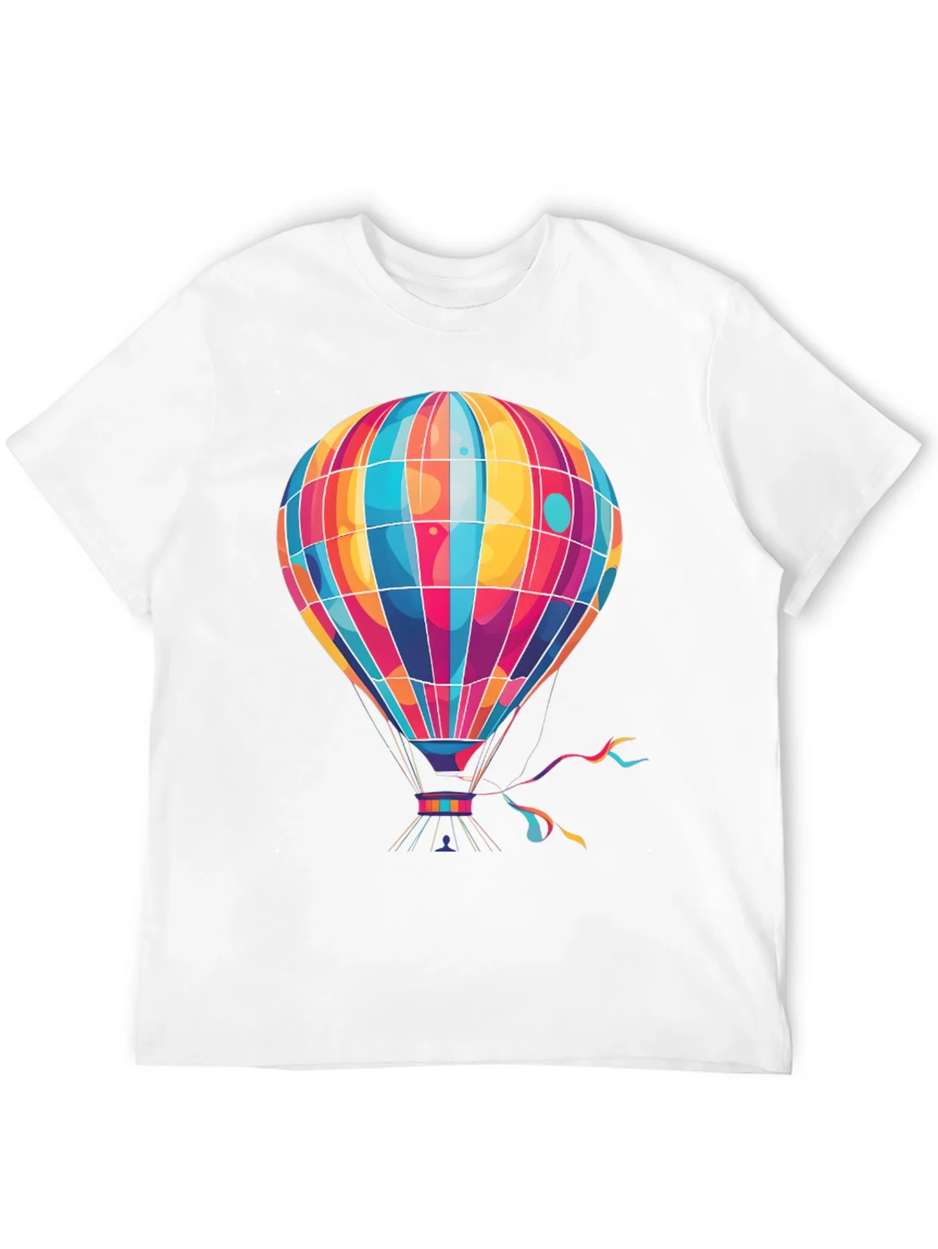 Vibrant Hot Air Balloon Graphic Tee - Stylish & Unique!