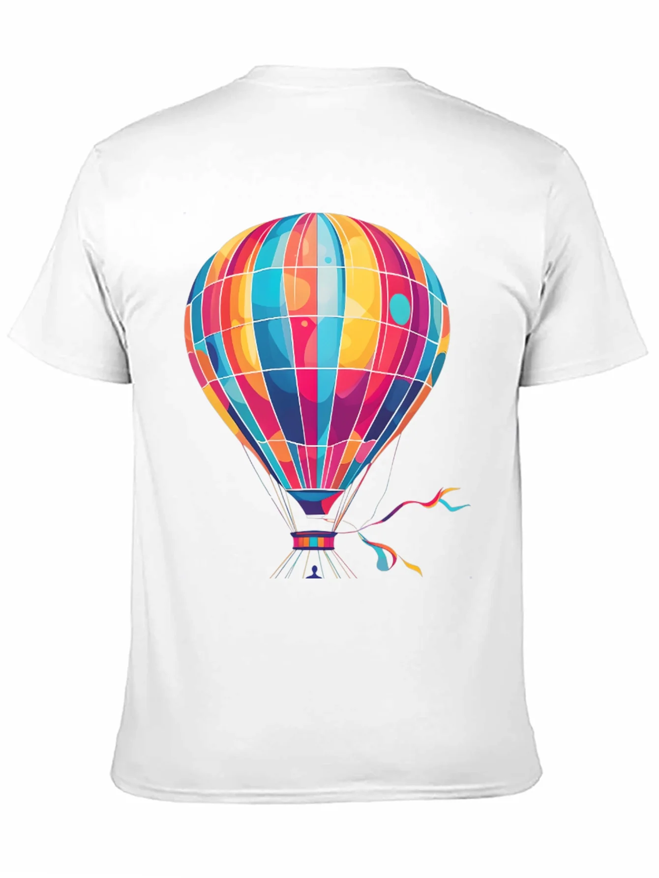 Vibrant Hot Air Balloon Graphic Tee - Stylish & Unique!