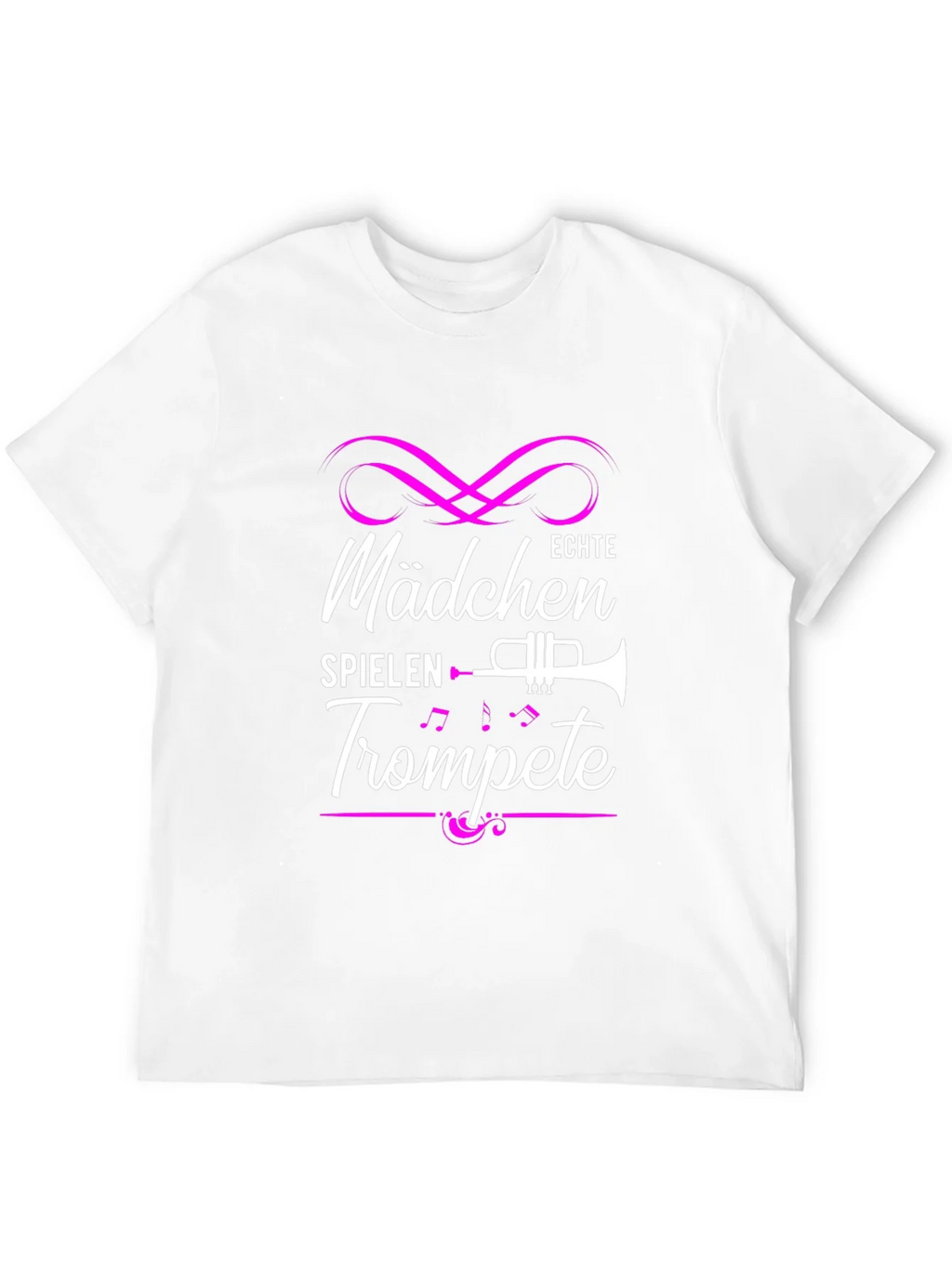 Girls Play Trumpet T-Shirt - Music Gift