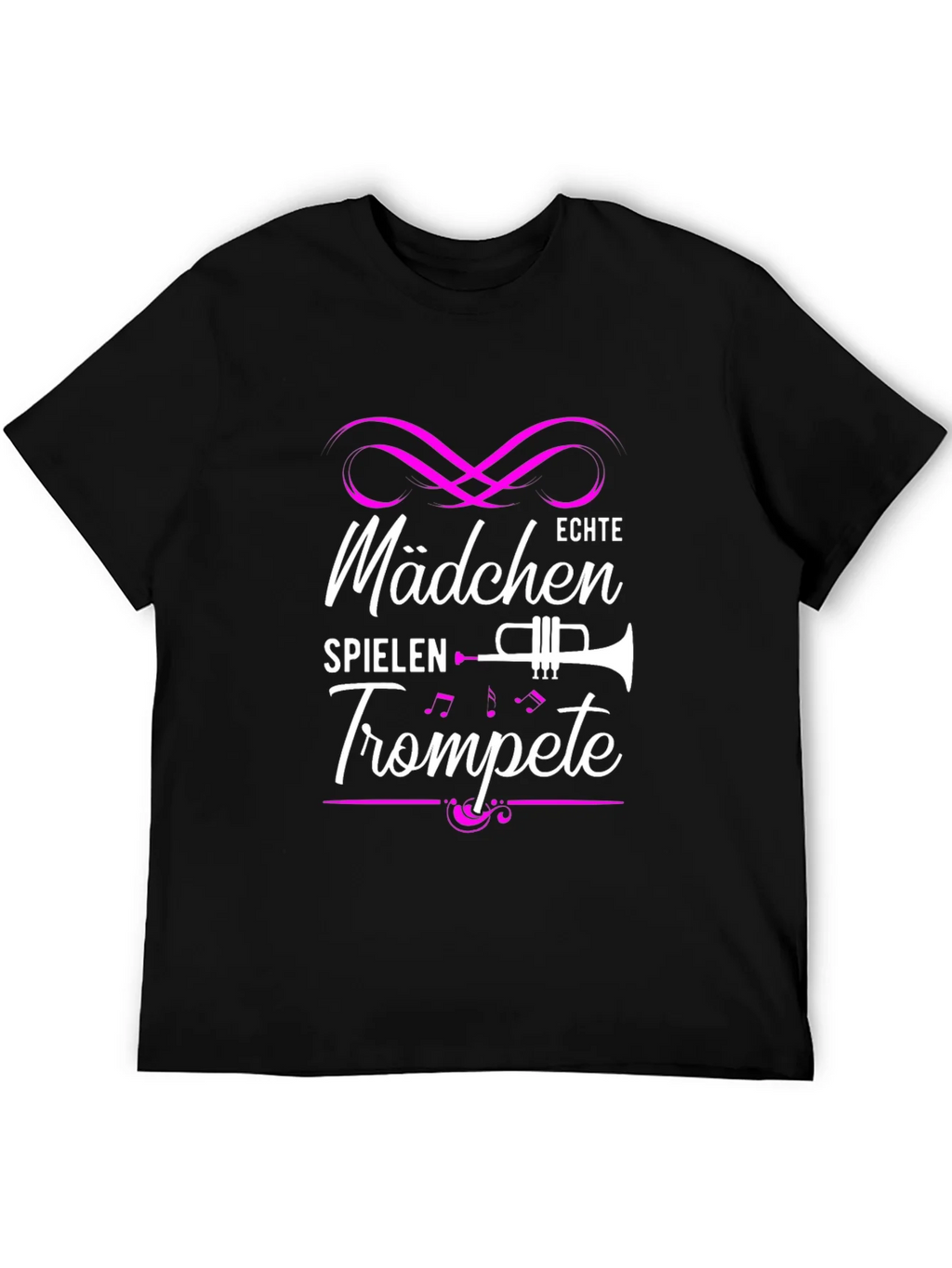 Girls Play Trumpet T-Shirt - Music Gift