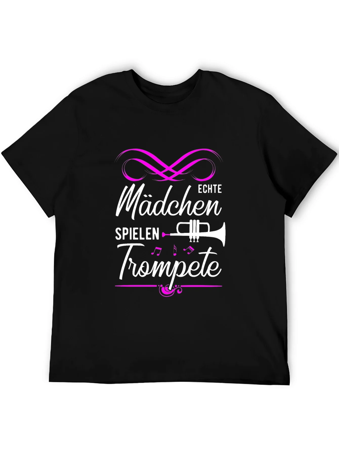 Girls Play Trumpet T-Shirt - Music Gift