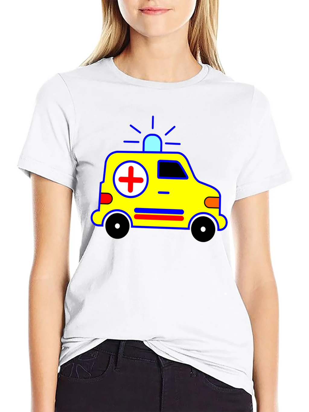 Ambulance Graphic Tee - Emergency Responder T-Shirt