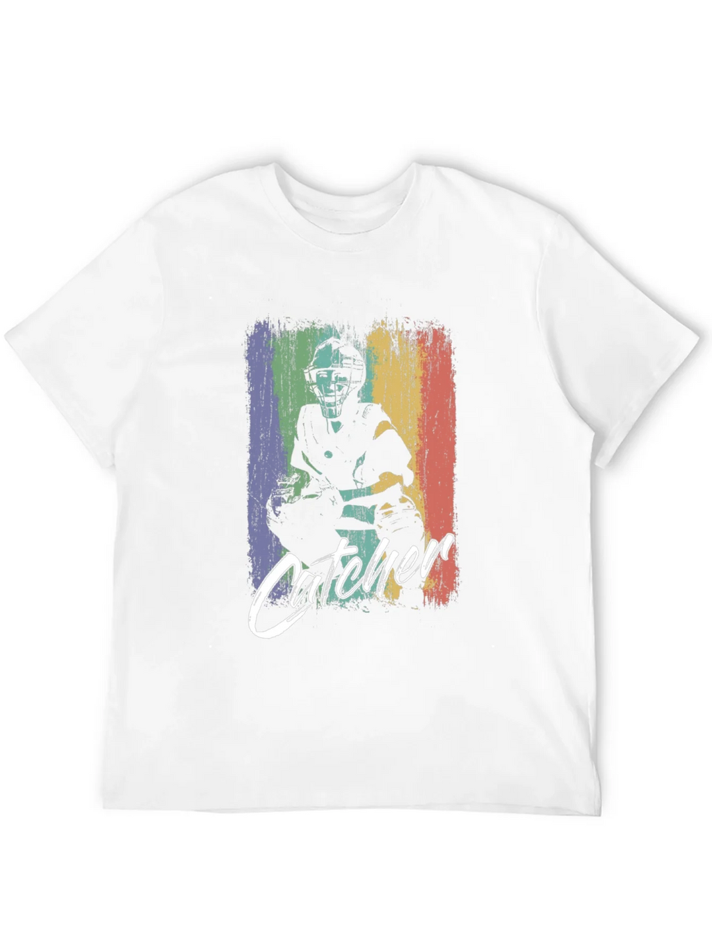 Catcher Graphic Tee - Baseball Fan Shirt