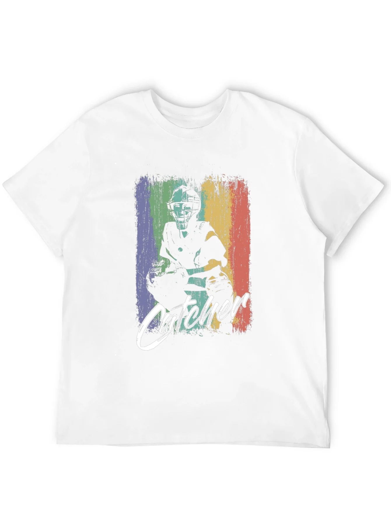 Catcher Graphic Tee - Baseball Fan Shirt