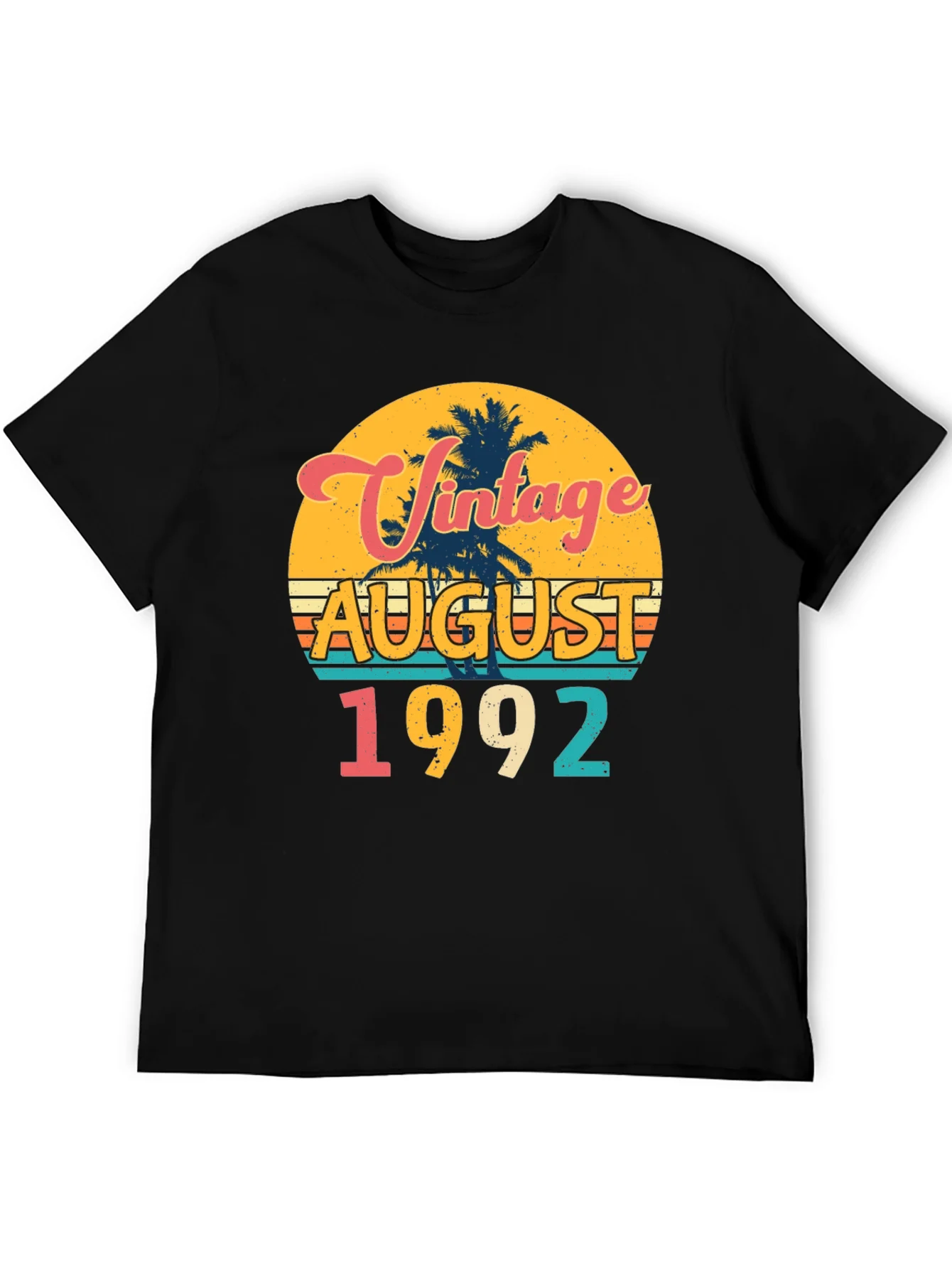 Vintage August 1992 Birthday T-Shirt