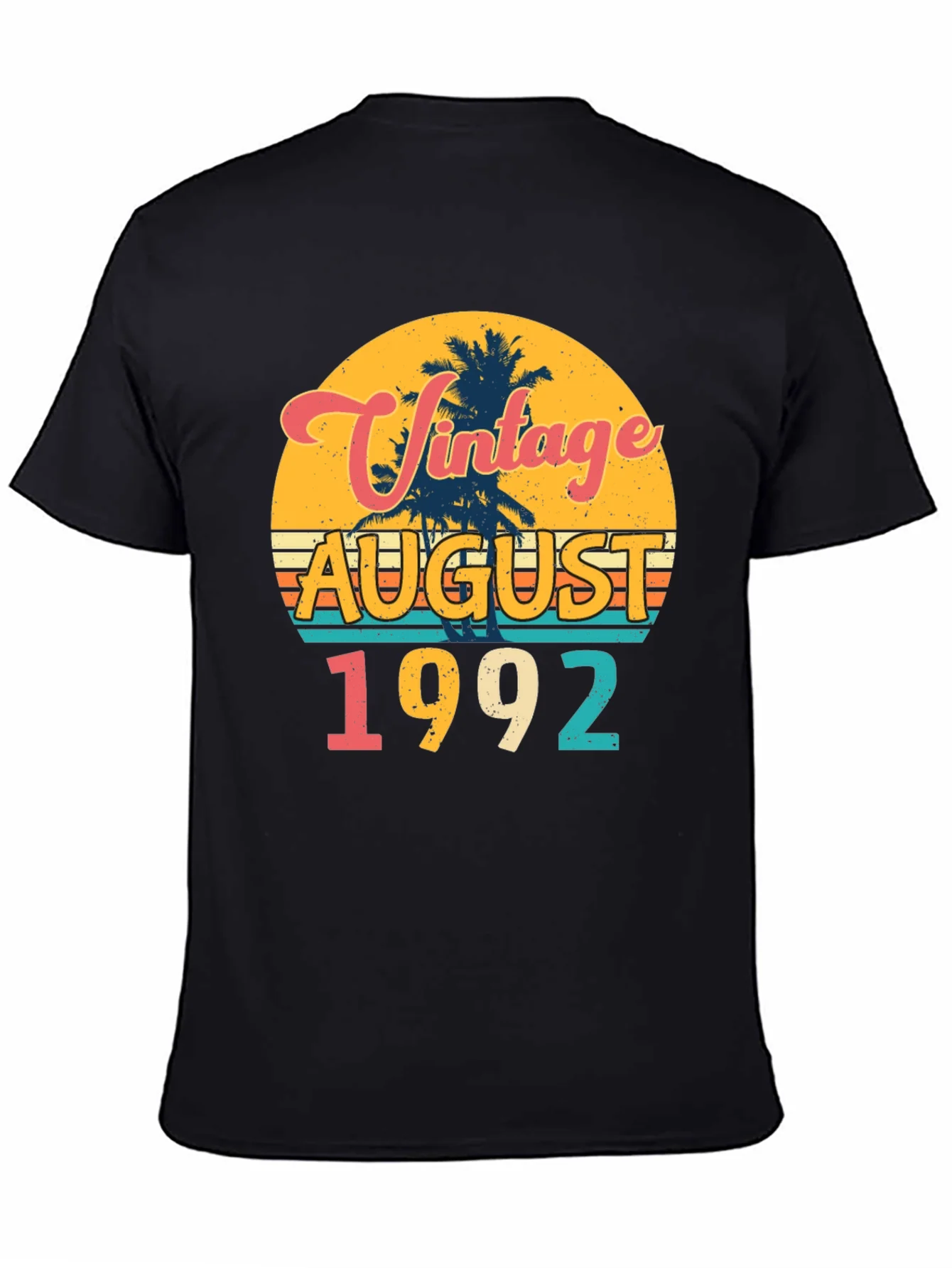 Vintage August 1992 Birthday T-Shirt