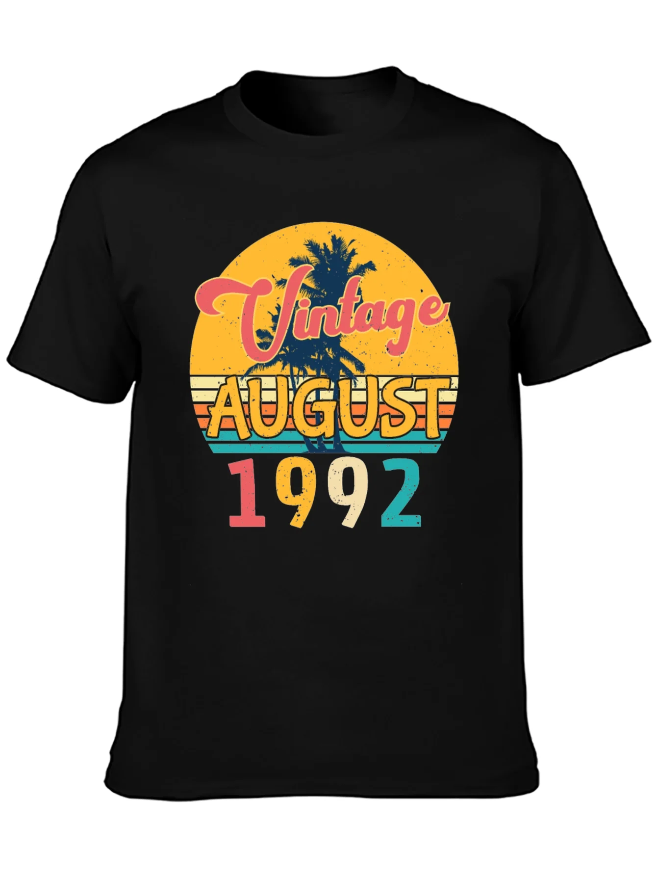 Vintage August 1992 Birthday T-Shirt