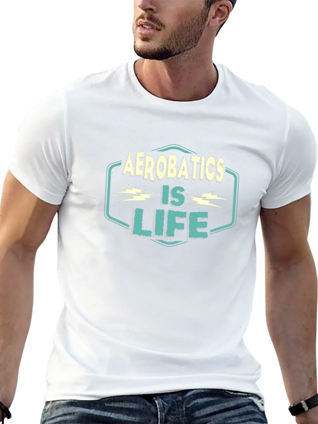 Aerobatics is Life T-Shirt - Black Graphic Tee