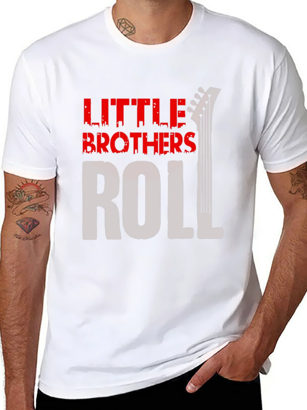 Little Brothers Roll T-Shirt - Rock & Roll Style