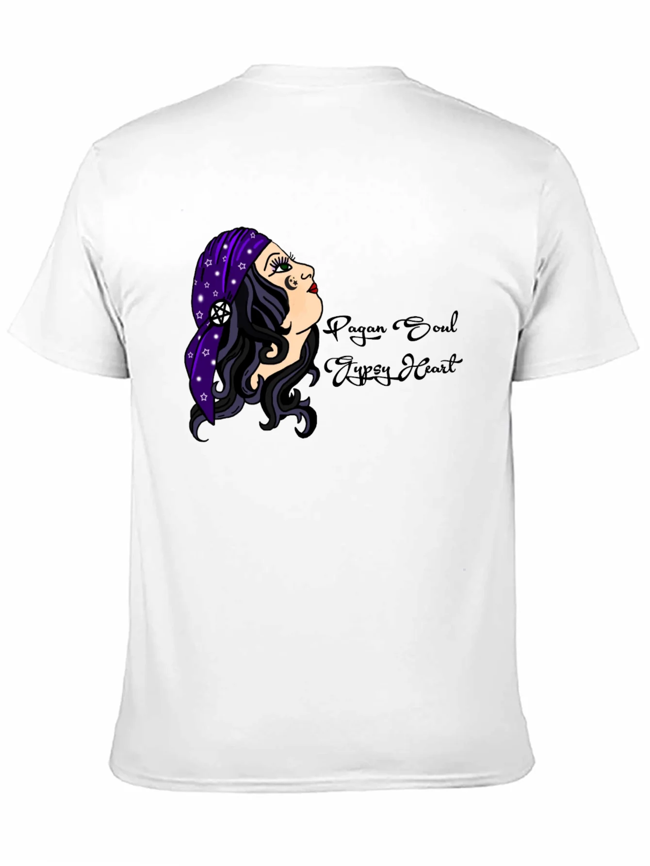 Pagan Soul Gypsy Heart Black T-Shirt