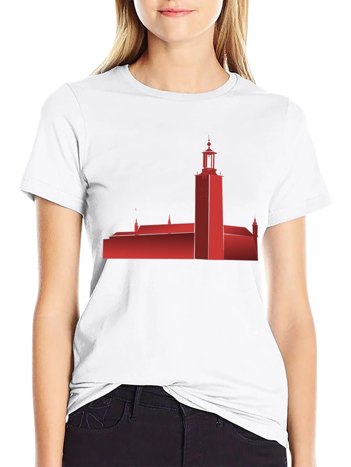 Stockholm City Hall Silhouette T-Shirt