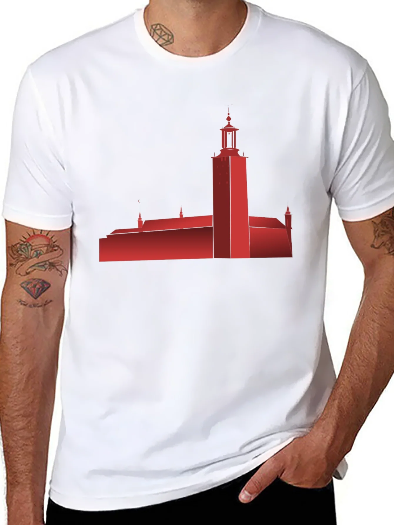 Stockholm City Hall Silhouette T-Shirt