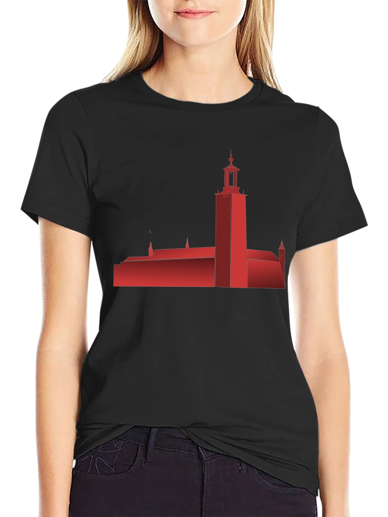 Stockholm City Hall Silhouette T-Shirt