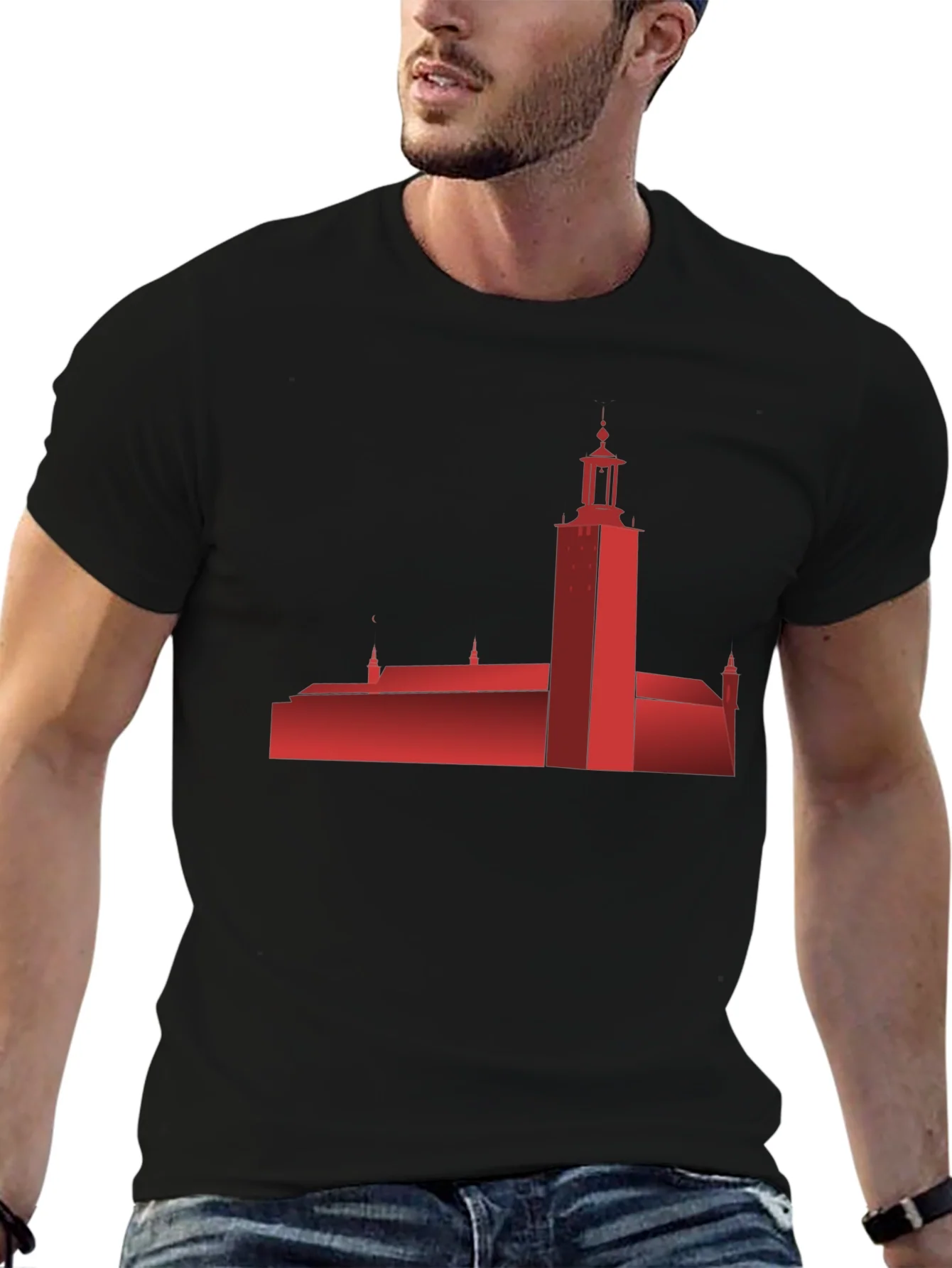 Stockholm City Hall Silhouette T-Shirt