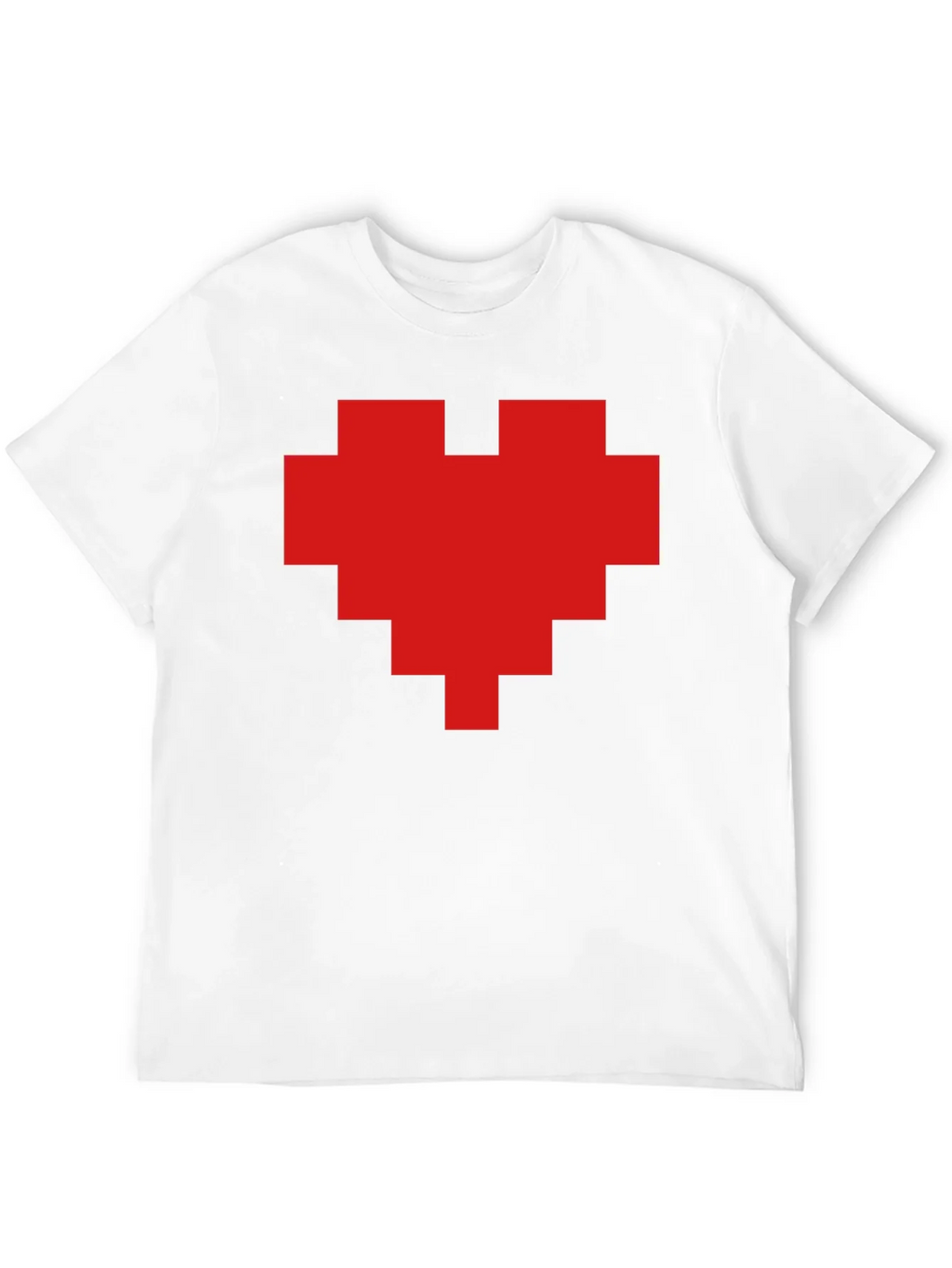 Pixel Heart Graphic Tee - Black