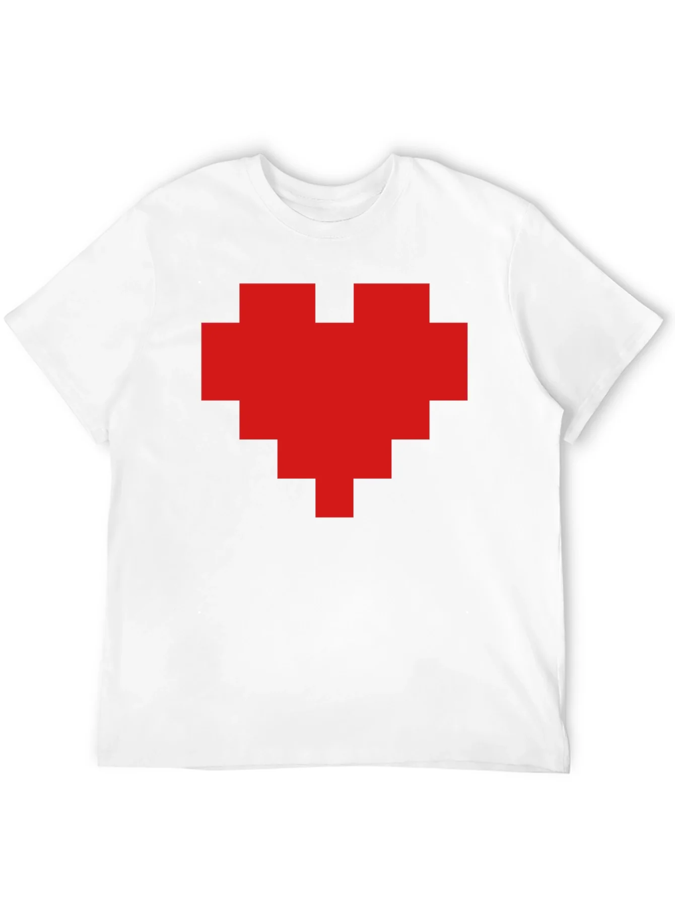 Pixel Heart Graphic Tee - Black