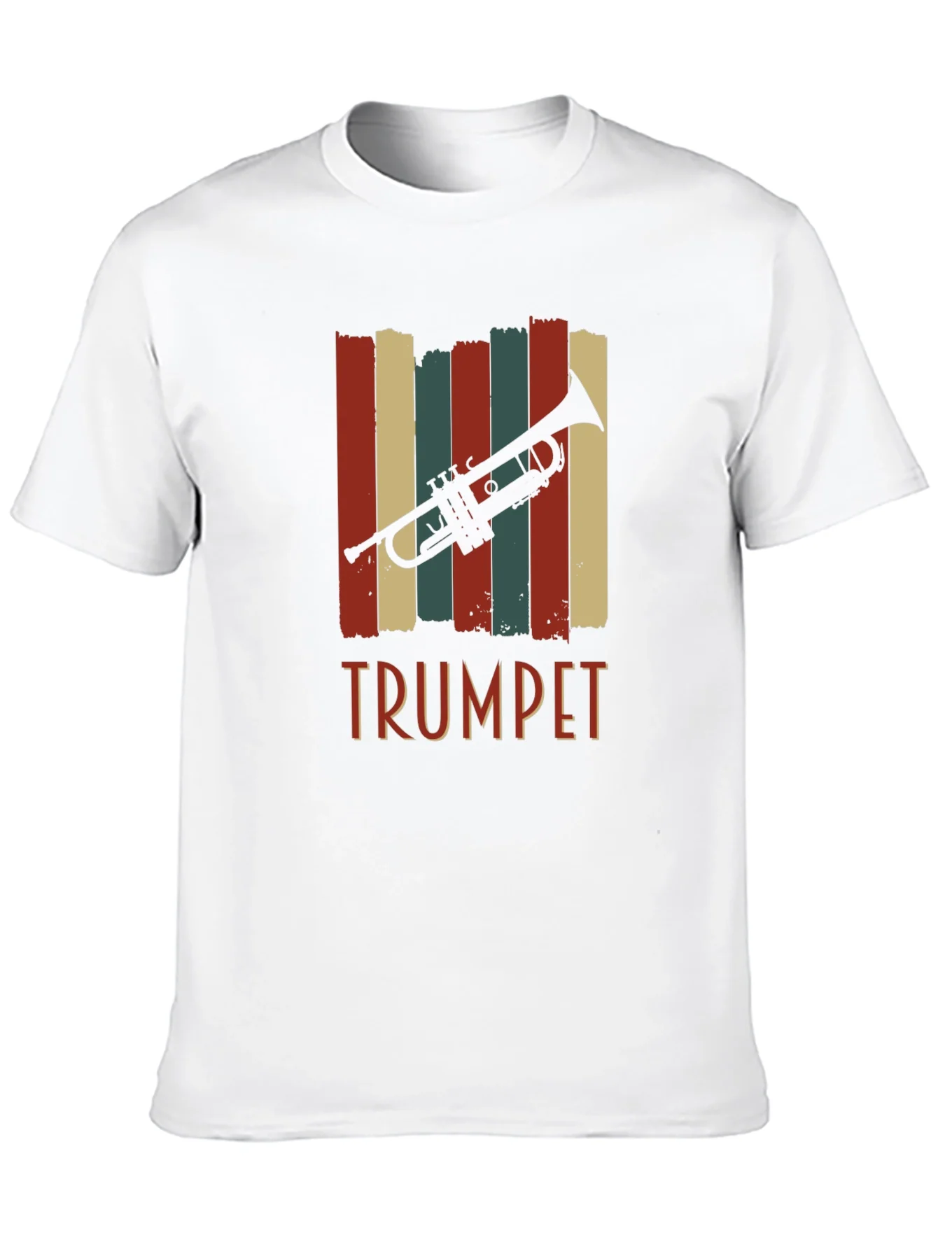 Retro Trumpet T-Shirt - Vintage Style Musical Tee