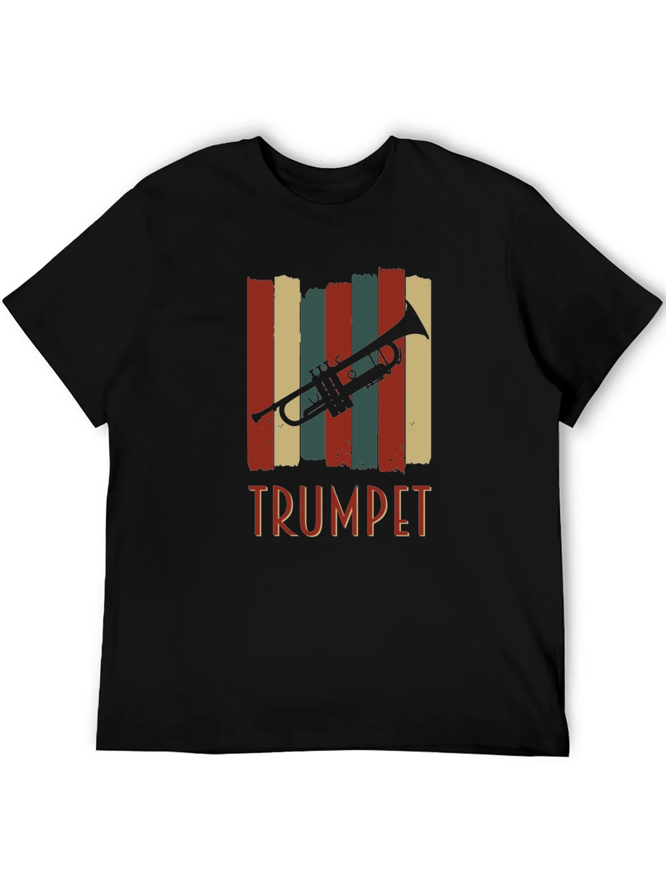 Retro Trumpet T-Shirt - Vintage Style Musical Tee