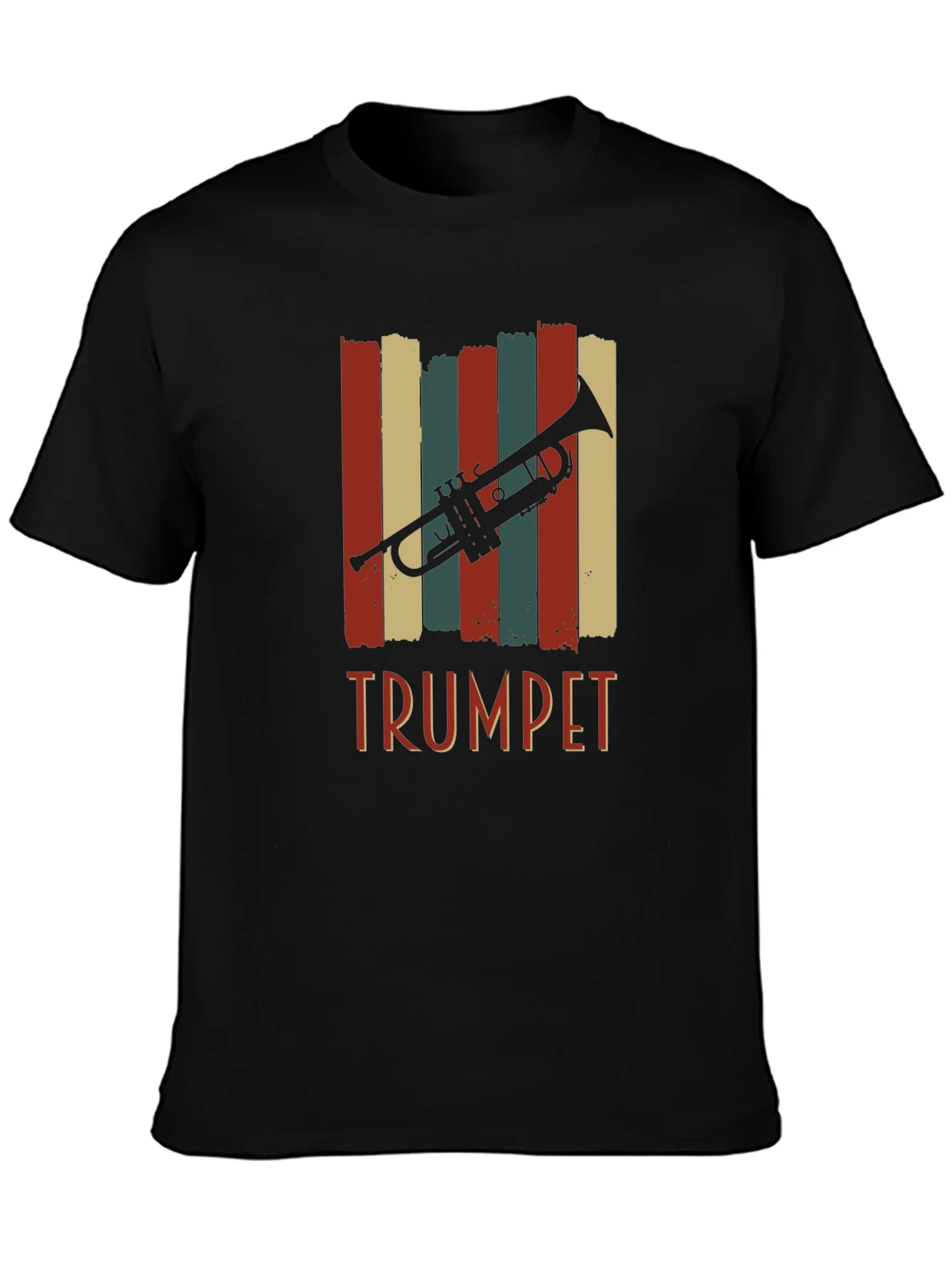 Retro Trumpet T-Shirt - Vintage Style Musical Tee