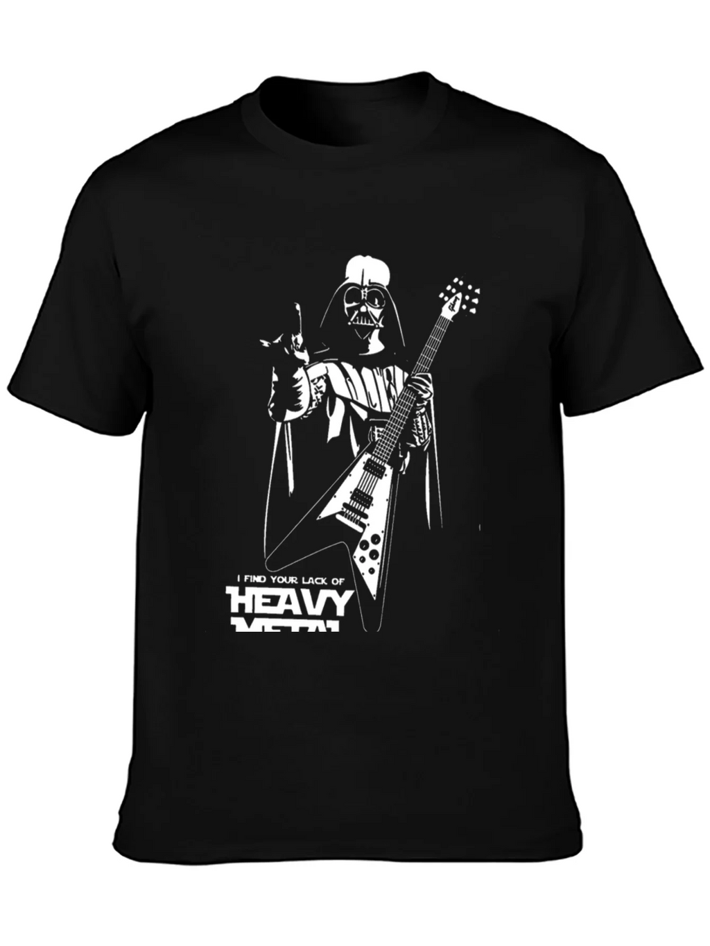 Darth Vader Guitar Heavy Metal T-Shirt
