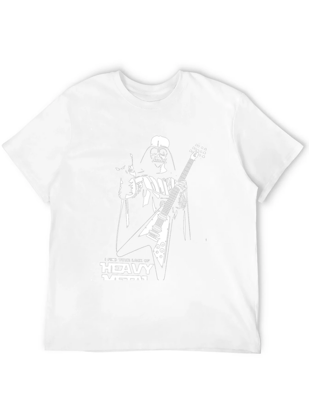 Darth Vader Guitar Heavy Metal T-Shirt