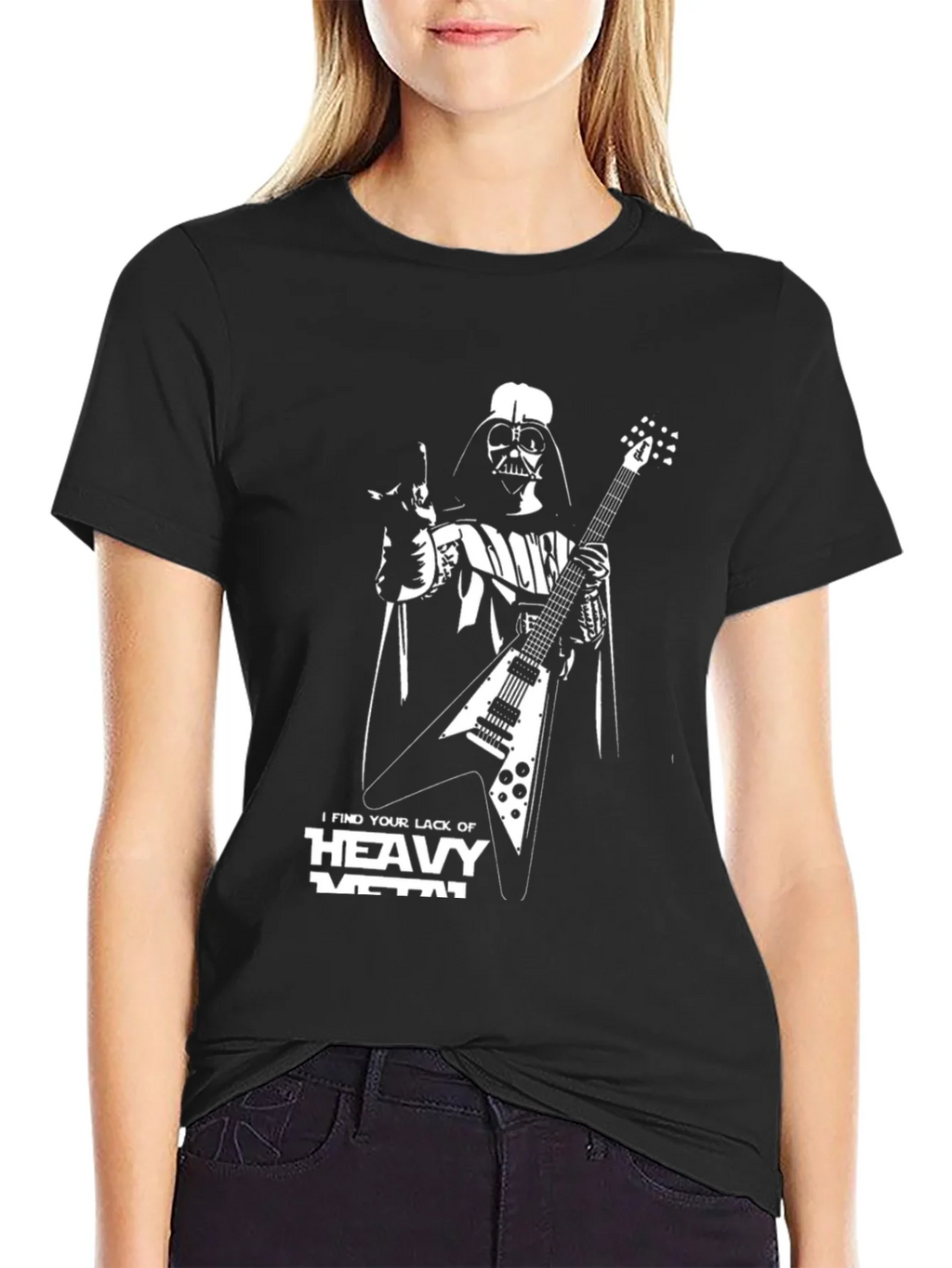 Darth Vader Guitar Heavy Metal T-Shirt