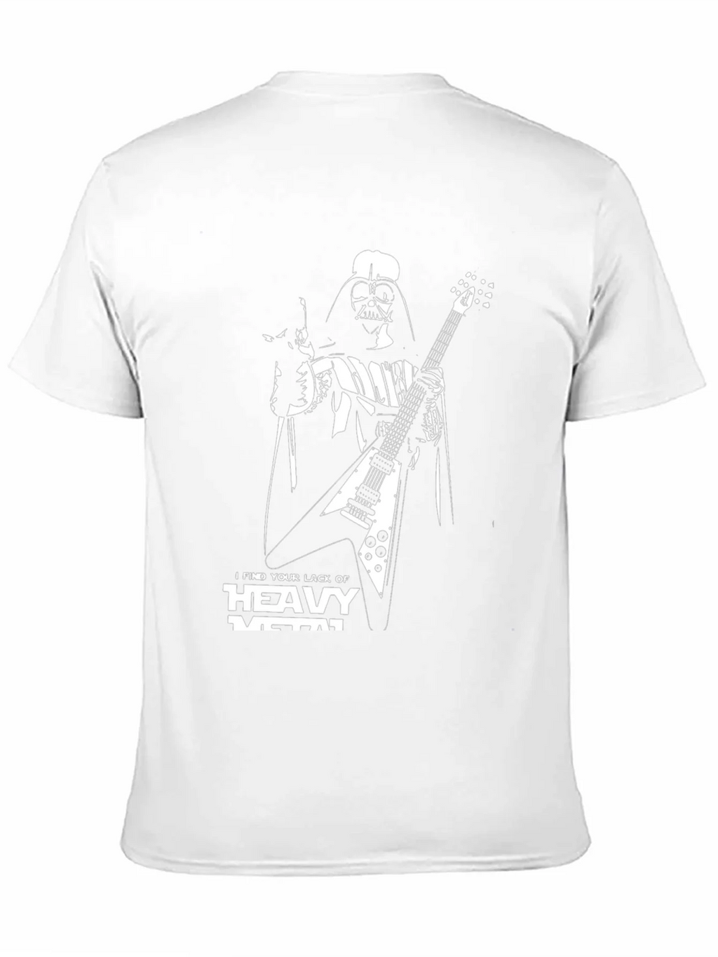 Darth Vader Guitar Heavy Metal T-Shirt