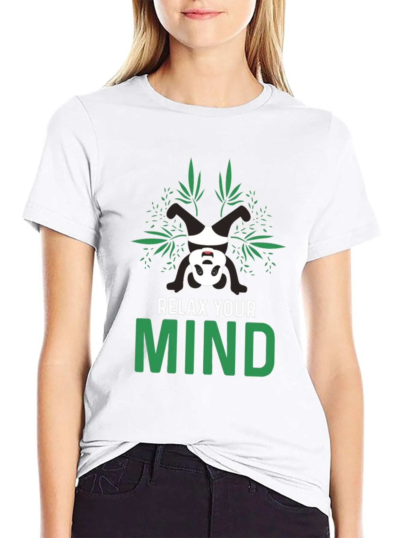 Relax Your Mind Panda Graphic Tee