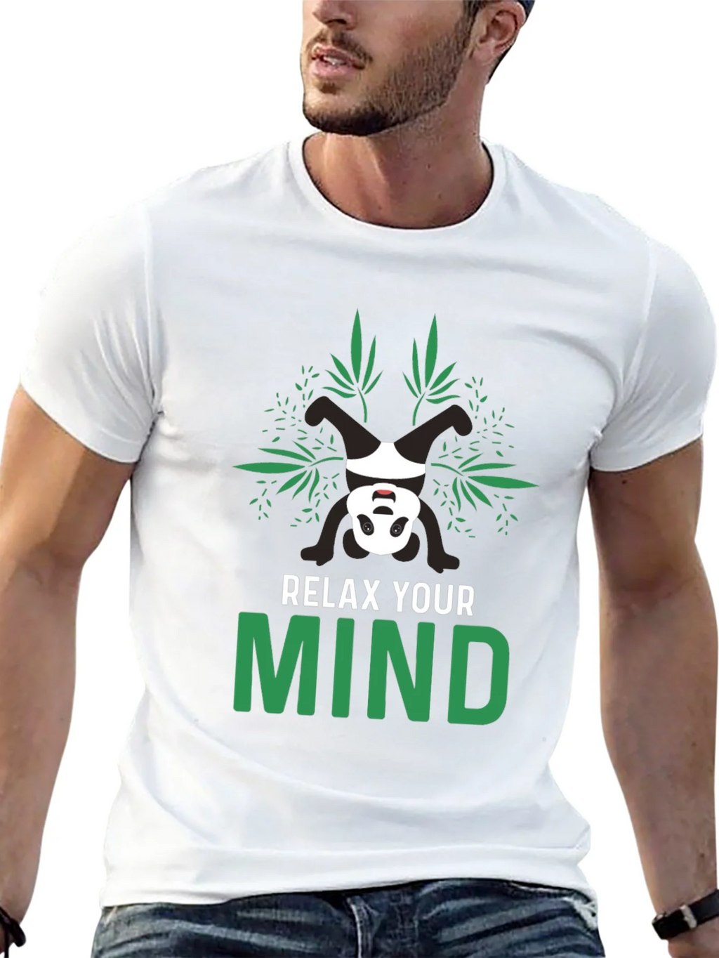 Relax Your Mind Panda Graphic Tee