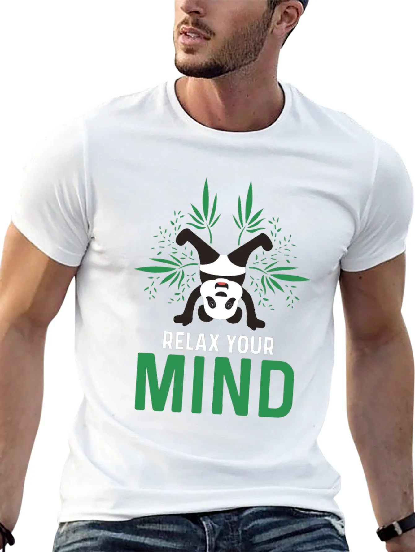 Relax Your Mind Panda Graphic Tee