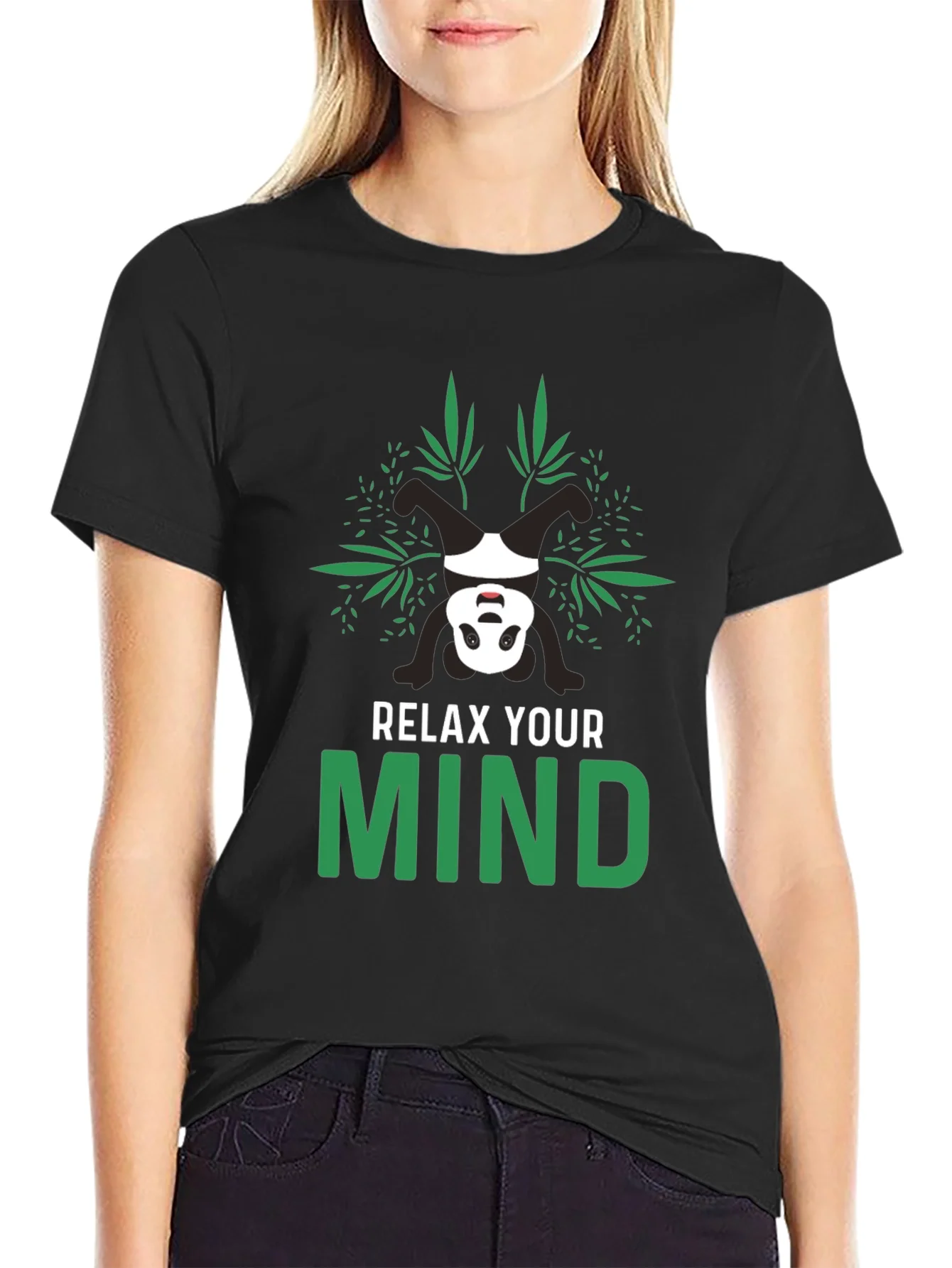 Relax Your Mind Panda Graphic Tee