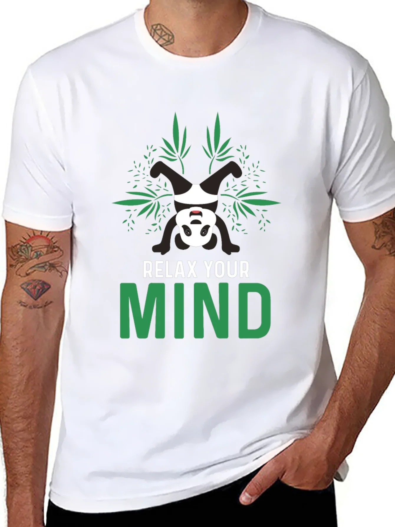 Relax Your Mind Panda Graphic Tee