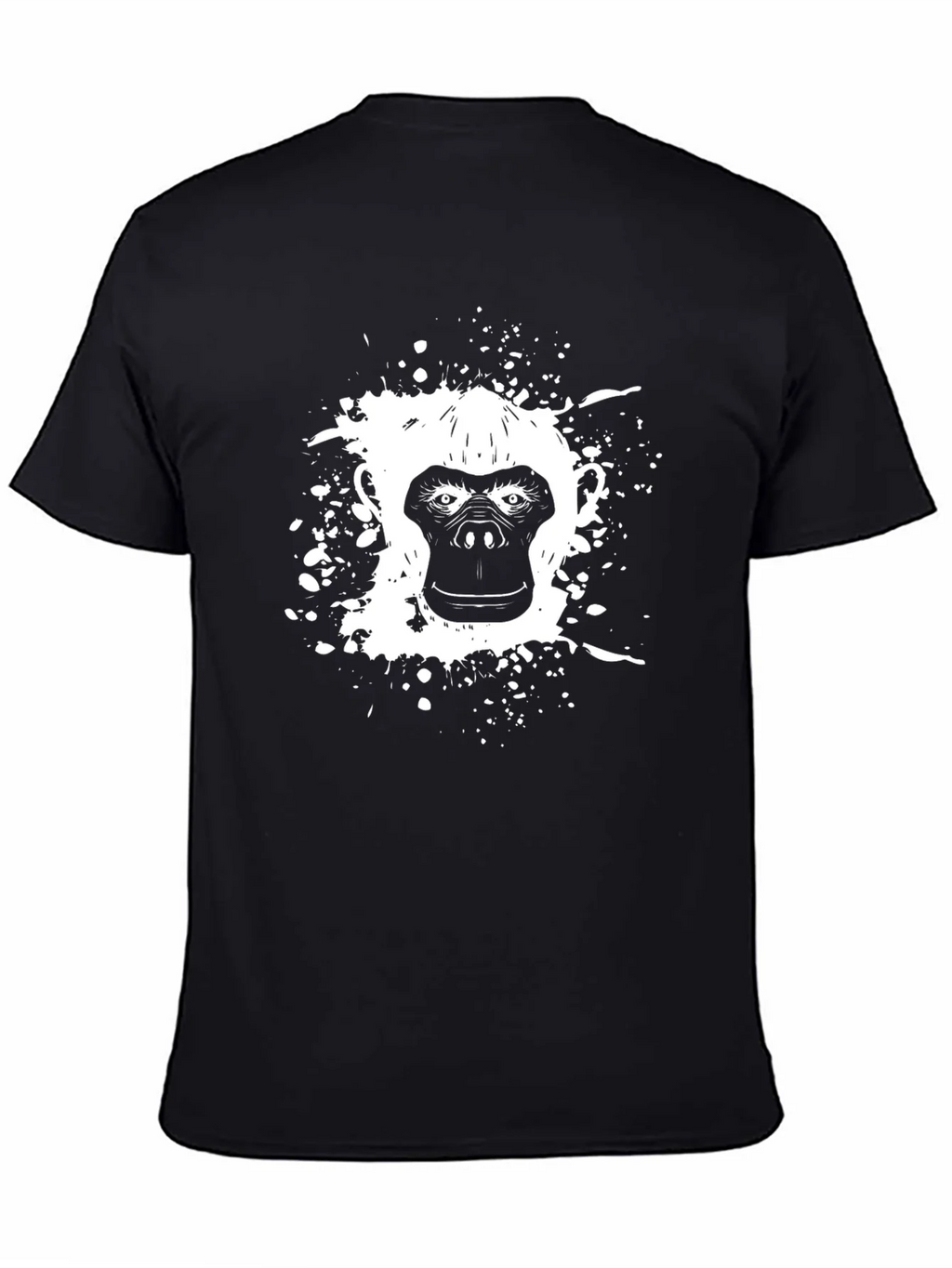 Ape Face Graphic Black T-Shirt