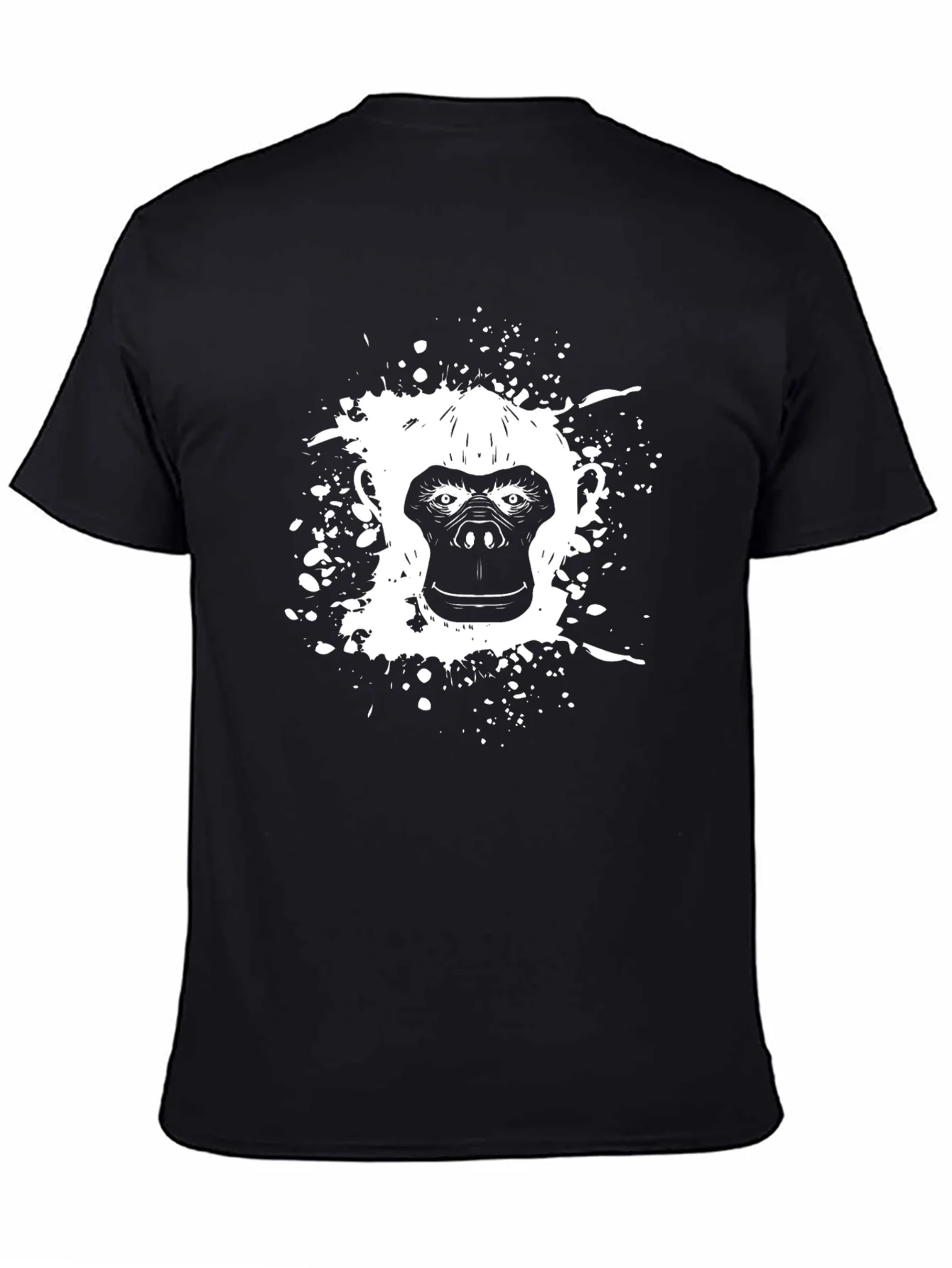 Ape Face Graphic Black T-Shirt