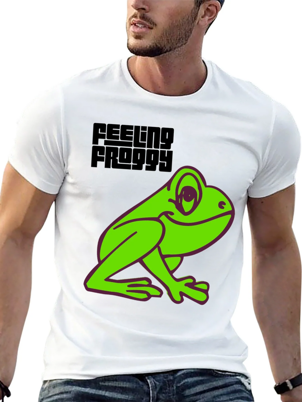 Feeling Froggy Tee - Fun Graphic T-Shirt
