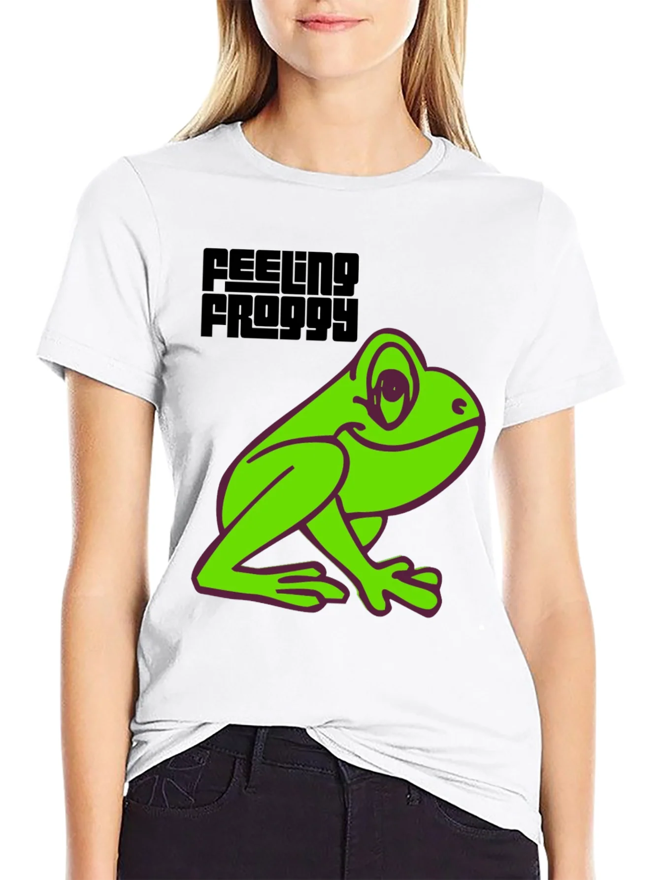 Feeling Froggy Tee - Fun Graphic T-Shirt