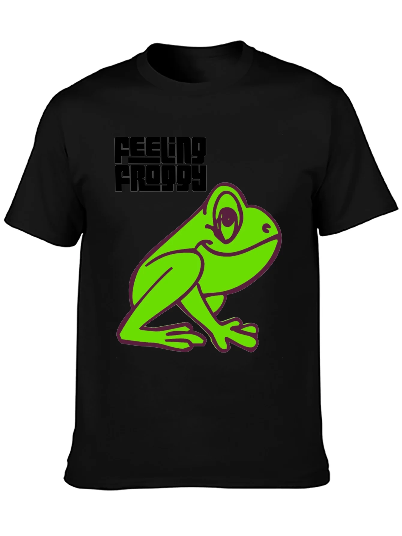 Feeling Froggy Tee - Fun Graphic T-Shirt